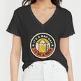 Beer Drinking Funny Its A Bad Day To Be A Beer Women V-Neck T-Shirt