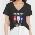 Best Dad Ever Cool For 4Th Of July Women V-Neck T-Shirt