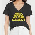 Best Dad In The Galaxy Fathers Day Tshirt Women V-Neck T-Shirt