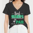 Best Grandpa By Par Tshirt Women V-Neck T-Shirt