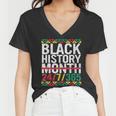 Black History Month 2022 Black History 247365 Melanin Women V-Neck T-Shirt