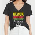 Black History Month Inspiring The Future V2 Women V-Neck T-Shirt