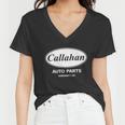 Callahan Auto Funny Women V-Neck T-Shirt