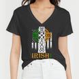 Celtic Cross Irish American Pride Women V-Neck T-Shirt