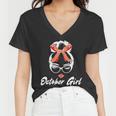 Cute October Girl Birthday Women V-Neck T-Shirt