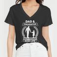 Dad And Daughter Matching Outfits Fathers Day Daddy And Girl Women V-Neck T-Shirt