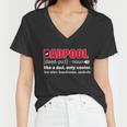 Dadpool Like A Dad Only Cooler Tshirt Women V-Neck T-Shirt