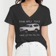 Drink Apple Juice Cause Oj Will Kill You V2 Women V-Neck T-Shirt