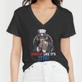 Drinkin Like Its 1776 4Th Of July Uncle Sam Women V-Neck T-Shirt