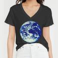 Earth World Tshirt Women V-Neck T-Shirt