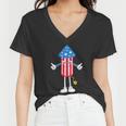 Firecracker Funny 4Th Of July Firecracker Fire Works Gift Women V-Neck T-Shirt