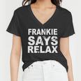 Frankie Says Relax Tshirt Women V-Neck T-Shirt