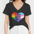 Free Mom Hugs Lgbt Support V2 Women V-Neck T-Shirt