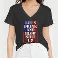 Funny Fireworks Shirts For Men Women Day Drinking 4Th July Women V-Neck T-Shirt