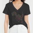 Funny Polka DotRex Happy International Dot Day Women V-Neck T-Shirt