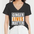 Ginger Lives Matter Funny Irish St Patricks Day Tshirt Women V-Neck T-Shirt