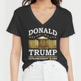 Gold White House Donald Trump 45Th President Tshirt Women V-Neck T-Shirt