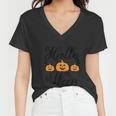 Halloween Pumpkin Halloween Quote V2 Women V-Neck T-Shirt