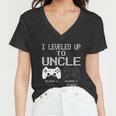 I Leveled Up To Uncle New Uncle Gaming Funny Tshirt Women V-Neck T-Shirt