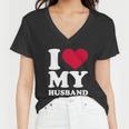 I Love My Husband Tshirt Tshirt Women V-Neck T-Shirt