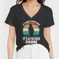 Its Not A Dad Bod Its A Father Figure Retro Tshirt Women V-Neck T-Shirt