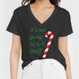 Its Not Going To Lick Itself Funny Naughty Christmas Tshirt Women V-Neck T-Shirt