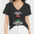 Juneteenth 1865 American African Freedom Day Women V-Neck T-Shirt