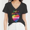 Just A Girl Who Loves Just A Girl Who Loves Graphic Design Printed Casual Daily Basic Women V-Neck T-Shirt Just A Girl Who Loves Just A Girl Who Loves Graphic Design Printed Casual Daily Basic Women V-Neck T-Shirt