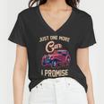 Just One More Car I Promise Vintage Classic Old Cars Women V-Neck T-Shirt