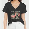 Maga King The Great Maga King Ultra Maga Tshirt V2 Women V-Neck T-Shirt