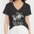 Make America Drink Again Donald Trump Cinco De Mayo Tshirt Women V-Neck T-Shirt