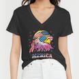 Merica Bald Eagle Mullet American Flag 4Th Of July Gift Women V-Neck T-Shirt