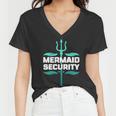 Mermaid Security Trident Women V-Neck T-Shirt