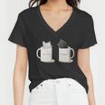 Milk N Coffee Kitties Women V-Neck T-Shirt