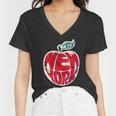 New York City Big Apple V2 Women V-Neck T-Shirt