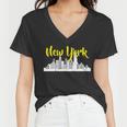 New York City Logo Tshirt Women V-Neck T-Shirt