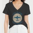 Pilot Gifts Still Playing With Airplanes Women V-Neck T-Shirt