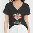 Platinum Jubilee 2022 Union Jack For 4Th Of July Jubilee Corgi Women V-Neck T-Shirt