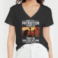 Sorry If My Patriotism Offends You Tshirt Women V-Neck T-Shirt