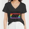 Sounds Gay Im In Pride Month Lbgt Women V-Neck T-Shirt