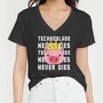Technoblade Never Dies Technoblade Dream Smp Gift Women V-Neck T-Shirt