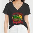 Todays Forecast Tacos With A Chance Of Tequila Funny Taco Women V-Neck T-Shirt