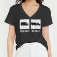 Trucker Trucker Uncle Truck Driver Trucking Trucks Women V-Neck T-Shirt