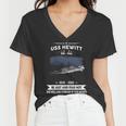 Uss Hewitt Dd Women V-Neck T-Shirt