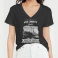 Uss Liberty Agtr Women V-Neck T-Shirt