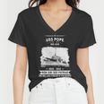 Uss Pope Dd 225 Dd Women V-Neck T-Shirt