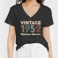 Vintage 1952 Original Parts Some Wear 70Th Birthday Tshirt Women V-Neck T-Shirt