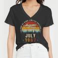 Vintage 55Th Birthday Awesome Since July 1967 Epic Legend Women V-Neck T-Shirt
