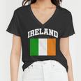 Vintage Ireland Team Flag Women V-Neck T-Shirt