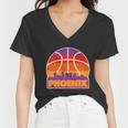 Vintage Phoenix Basketball Skyline Logo Women V-Neck T-Shirt
